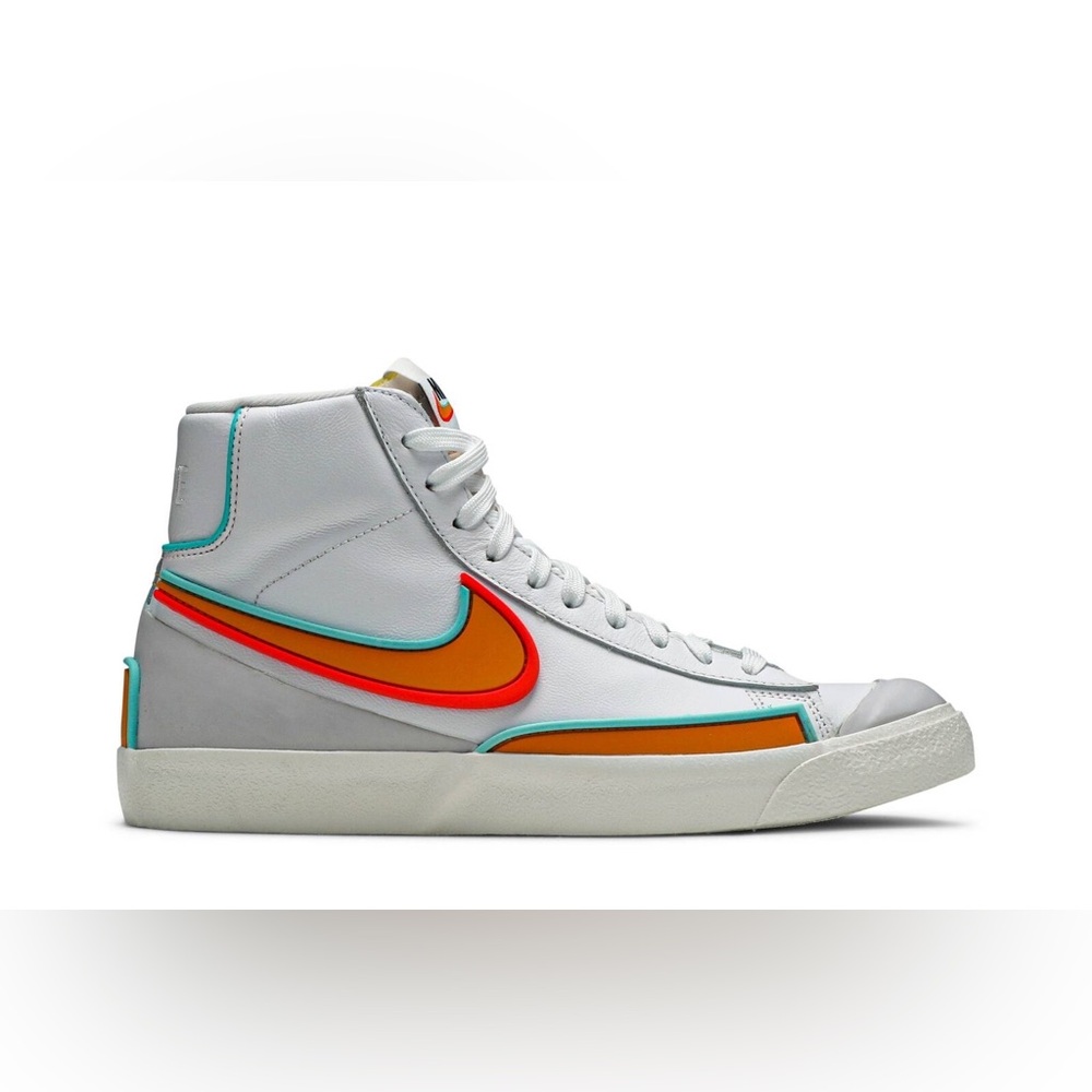 Nike Blazer Mid 77
Infinite Kumquat - orange, blue, red, and white
